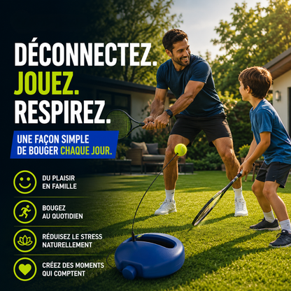 Tennix Rebound — L'appareil de tennis qui te renvoie la balle à chaque coup