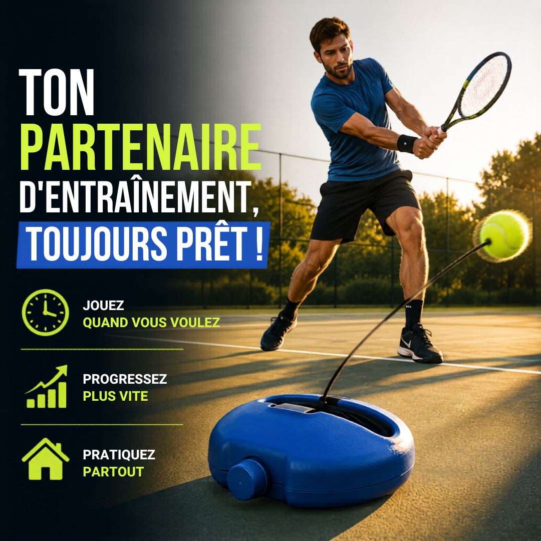 Tennix Rebound — L'appareil de tennis qui te renvoie la balle à chaque coup