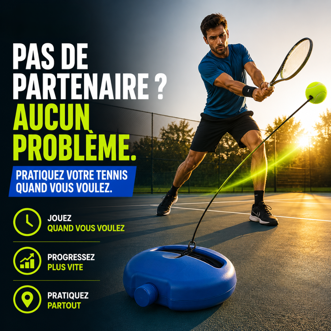 Tennix Rebound — L'appareil de tennis qui te renvoie la balle à chaque coup