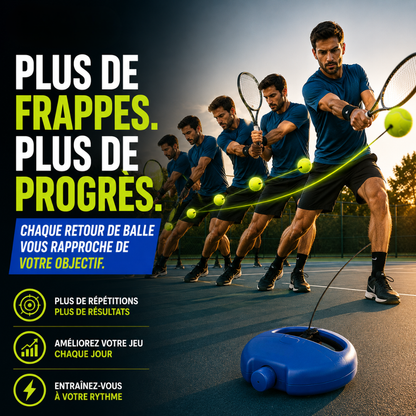 Tennix Rebound — L'appareil de tennis qui te renvoie la balle à chaque coup
